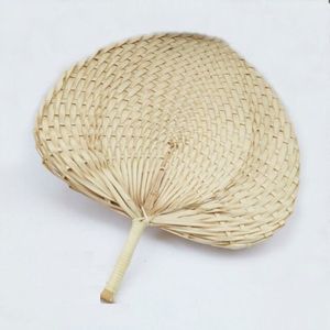 8 Uds lote artesanía china hecha a mano abanico tejido Palm Fans297T