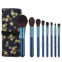 8 stks make-up borstels met pakket set hot selling borstel professionele make-up gereedschap set oogschaduw fundering blozen brow lipborstel