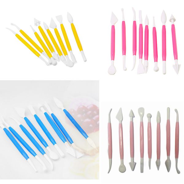 8 pièces modélisation gâteau outils stylo décoration sucre artisanat cuisson glaçage tasse Kit E00165 BARD