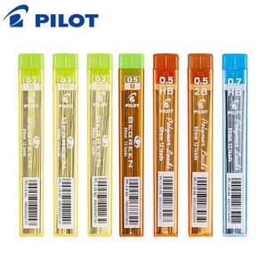 8pcs Pilot Polymer Filh Mechanical crayon recharges 0,3 mm / 0,5 mm / 0,7 mm 60 mm 2b / hb PPL-3 / 5/7 240416