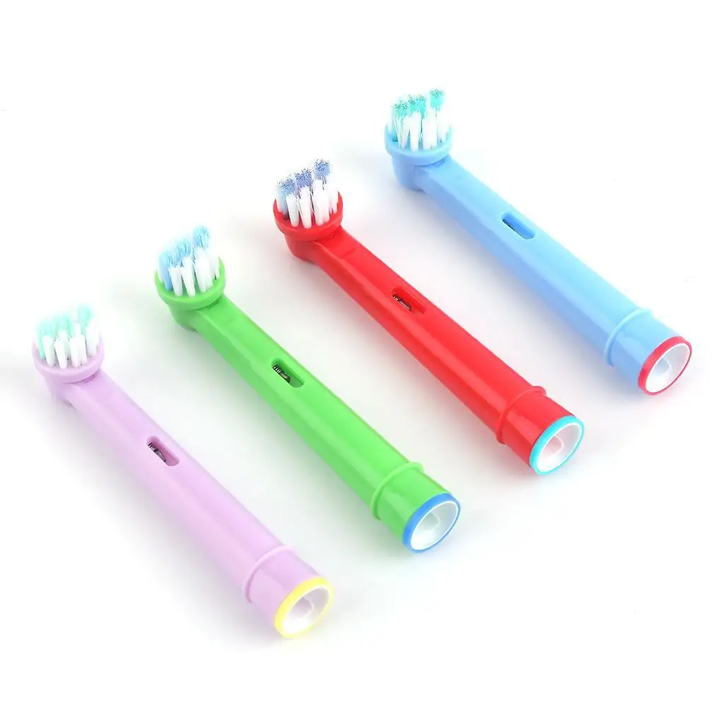8pcs Substituição Crianças Cabeças de pincel de dente para orais B EB-10A Profotões pró-saúde Cuidados orais de escova de dentes elétricos, 3D Exce