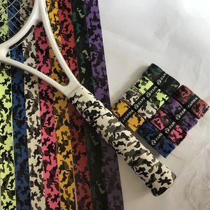 8 stks Retail ZARSIA Camouflage Tennisracket Overgrips Viskeuze Badminton Zweetbandjes Squash racket over grips 231225