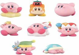 8pcs Set Kirby Anime Games Kawaii Cartoon Kirby Waddle Dee Doo Pvc Action Figure Dolls Collection Toys For Kids Birthday Gifts1960611