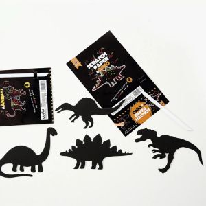 8PCS / Set Montessori Toys Bookmarks Scratch Drawing Paper Magic Scratch Art Painting Book Creative Card Stickers