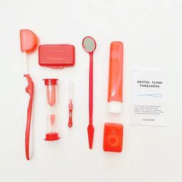 8pcs/conjunto de cuidado de limpieza oral kits de ortodoncia de dientes dentalesPara el blanqueamiento del cuidado oral