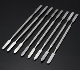 8pcs en acier inoxydable mélange spatule set manucure dentaire outil de nail art maquillage fondation de base de fard à paupières mélange couleur stick7024368