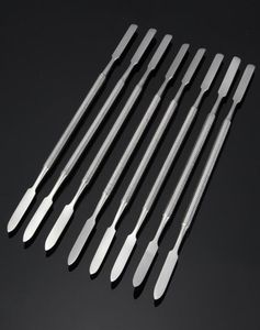 8pcs Stainless Steel Mixing Spatula Set Manicure Dental Rod Tool Nail Art Makeup Foundation Eyeshadow Mixing Color Stick4812808