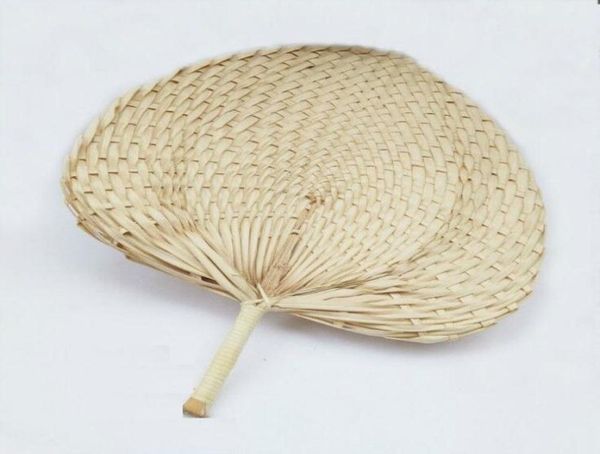 8pcslot artisanat chinois artisanal de tissage à la main Fans de palmier 019389855