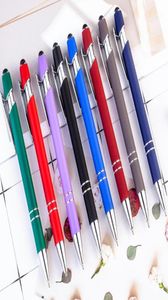 8PCSlot Promotie Ballpoint Pen 2 In 1 Stylus Drawing Tablet Pennen Capacitief scherm Touch Pen School Office Writing Stationery16414897