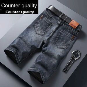 8q7k jeans masculin hommes hommes denim court mince new nouveau concept cool décontracté pantalon d'été élastique mince pantalon quotidien de haute qualité d240417