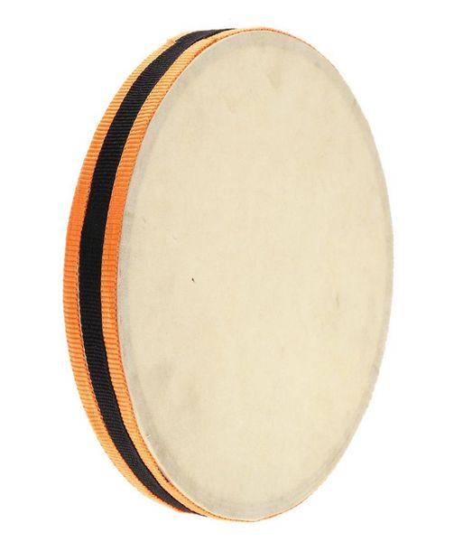 8quot Wood Hand Drum Dugar Dual Head With Drum Stick Percusion Instrumento de juguete educativo musical para KTV Party Kids Toddler9224957