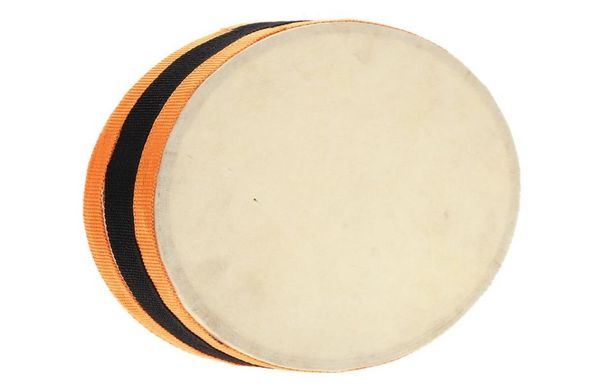 8quot Wood Hand Drum Dugar Dual Head With Drum Stick Percusion Instrumento de juguete educativo musical para KTV Party Kids Toddler5817382