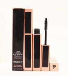 8 Stijl Designer Merk Letter Print Waterdichte Mascara en Lash Zwarte Mascara Cruling Natuurlijke Dikke Buis Lengte Ogen Cosmetica Vrouwen Liefdescadeaus Met Doos