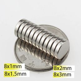 8x1mm 8x1,5 mm 8x2 Aimant 8x3 Superpower8 * 2 mm n35 Aimants néodymét