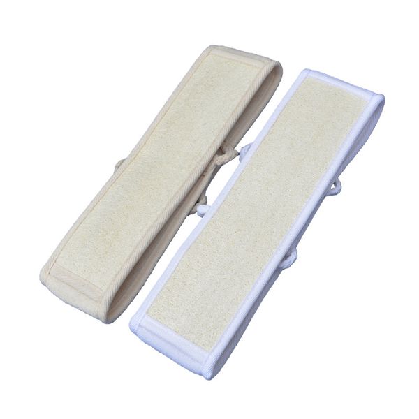 Correa de esponja vegetal Natural de 8x28x70cm, cinturón extraíble, esponja de baño para eliminar la piel muerta, masaje