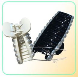 8X43CM mode vintage perles acrylique griffe de cheveux gravé C sélection pinces 2C classique cheveux accessoires VIP2105732