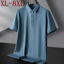 8xl 7xl 6xl 2023 Polo en vrac surdimensionné hommes Summer Summer Sleeve Business Tops de haute qualité Mentide Brepwant Mens Shirts 240416