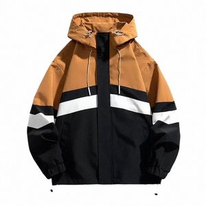 8xl 9XL Bomber veste hommes printemps automne coupe-vent à capuche solide manteau décontracté Streetwear rétro hip-hop militaire moto veste 0146 #