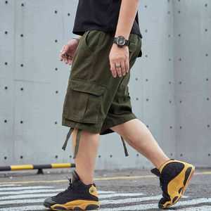 8XL grote size zomer hoge kwaliteit heren baggy cargo shorts mannelijke casual korte broek mode losse knie lengte broek