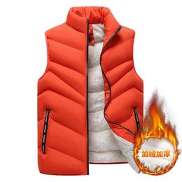 8XL grande taille automne hiver hommes veste gilets hommes mode tendance gilet à glissière vers le bas mâle coupe-vent vêtements chauds 240202