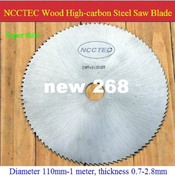 Lame de scie circulaire en acier à haute teneur en carbone de 9 '' 80 dents pour le bois cher Livraison gratuite NWC98HT11 | Disque de coupe SUPER FIN de 1,1 mm de 230 mm