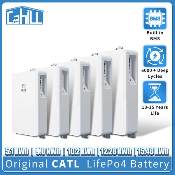 9/12 / 15kwh Solar LifePO4 Batterie 48V 200AH 300AH LFP Lithium Battery Power Wall Cycle Deep Cycle Phosphate pour le stockage d'énergie solaire