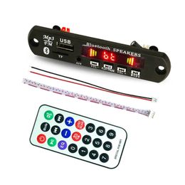 9/12V Remote Control Bluetooth MP3 Decoderbord MP3 -kaartlezer Audiospeler Accessoires Accessoires met USB TF FM -radiomodule