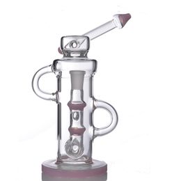 9.25 pulgadas de taza de té de vidrio Bong Hookahs Bubbler Oil Rig Inline Perc Burner 14 Hembra para fumar