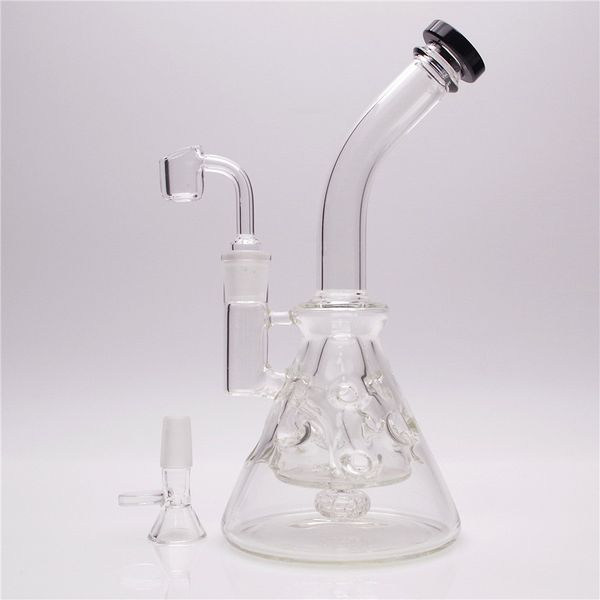 9,3 pouces de narguilé Black Edge Porex Vortex Smoking Bang Bong avec 1 bol transparent inclus 1 quartz banger global livraison