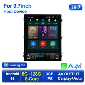 9,5 inch speler 4G LTE CarPlay Android 11 Car DVD Radio Multimedia GPS voor Tesla Type 2Din Universal Car Audio Stereo