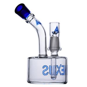 Nexus verre eau bongs recycleur bong verre pipe à eau plates-formes pétrolières avec dôme clou 14 mm joint