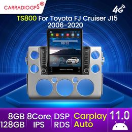 9,5 pulgadas 128G Android 11 coche Dvd Radio Video reproductor Multimedia para Toyota FJ Cruiser J15 2006-2020 navegación Gps BT 360 panorámico