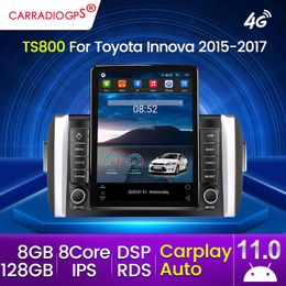 9.5 inch 128G DSP Android 11 voor Toyota Innova 2015 2015 2017 Multimedia Stereo CAR DVD Player Navigation GPS Radio Head Unit