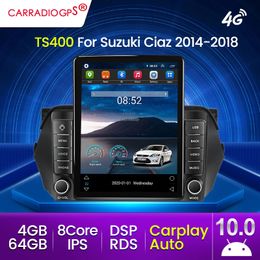 9.5 pouces Tesla écran voiture Dvd Audio stéréo récepteur lecteur de Navigation pour Suzuki Alivio Ciaz 2014-2018 IPS écran DSP Carplay Auto