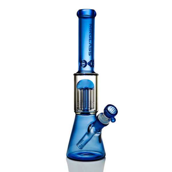 9.5inchs Recycler Dab Rigs Hookahs Bongs de agua de vidrio grueso Gravity Bong Bubbler Accesorios para fumar Pipas de agua con un recipiente de 14 mm, la mejor calidad LL