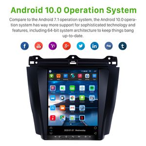 9.7 inch Android 10.0 2 + 32G Auto dvd-speler Radio Stereo GPS Navigatie voor Honda Accord 7 2002-2008 IPS