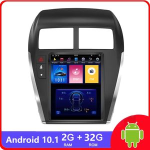 Système GPS vidéo de voiture Radio Android de 9,7 pouces pour Mitsubishi ASX 2013-2018 avec stéréo automatique à écran tactile WiFi 4G