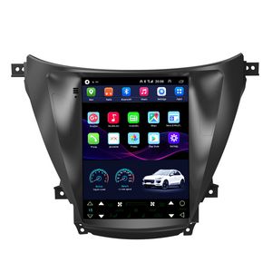 Lecteur vidéo Dvd de voiture 9,7 pouces, écran tactile stéréo avec GPS, système Android 10.0, pour Hyundai Elantra 2012