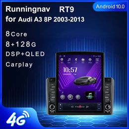 9.7 "Nuevo Android para Audi A3 8P 2003-2013 Tipo Tesla Radio DVD para automóvil Reproductor de video multimedia Navegación GPS RDS Sin DVD CarPlay Android Control automático del volante