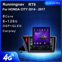 9.7 "Nieuwe Android Voor Honda City 2014-2018 Tesla Type Auto DVD Radio Multimedia Video Player Navigatie GPS RDS Geen Dvd CarPlay Android Auto Stuurbediening