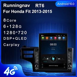 9.7 "nouveau Android pour Honda FIT 2013-2015 Tesla Type voiture DVD Radio multimédia lecteur vidéo Navigation GPS RDS pas de Dvd CarPlay Android Auto commande au volant