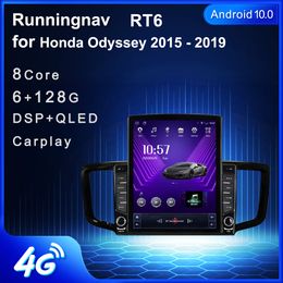 9,7 "nouveau Android pour Honda Odyssey 2015-2019 Tesla Type voiture DVD Radio multimédia lecteur vidéo Navigation GPS RDS pas de Dvd CarPlay Android Auto commande au volant