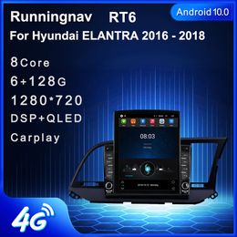 9.7 "Nuevo Android para Hyundai ELANTRA 2016-2018 Tipo Tesla Radio DVD para automóvil Reproductor de video multimedia Navegación GPS RDS Sin DVD CarPlay Android Control automático del volante