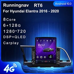 9.7 "Nuevo Android para Hyundai ELANTRA 2015-2020 Tipo Tesla Radio DVD para automóvil Reproductor de video multimedia Navegación GPS RDS Sin DVD CarPlay Android Control automático del volante