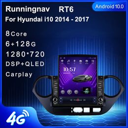 9.7 "nouveau Android pour Hyundai i10 2014-2017 Tesla Type voiture DVD Radio multimédia lecteur vidéo Navigation GPS RDS pas de Dvd CarPlay Android Auto commande au volant