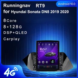 9.7 "Nieuwe Android Voor Hyundai Sonata DN8 2019-2020 Tesla Type Auto DVD Radio Multimedia Video Player Navigatie GPS RDS Geen Dvd CarPlay Android Auto Stuurbediening