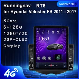 9,7 "nouveau Android pour Hyundai Veloster FS 2011-2017 Tesla Type voiture DVD Radio multimédia lecteur vidéo Navigation GPS RDS pas de Dvd CarPlay Android Auto commande au volant