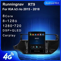 9.7 "nouveau Android pour Kia K3 RIO 2011 -2014 Tesla Type voiture DVD Radio multimédia lecteur vidéo Navigation GPS RDS pas de Dvd CarPlay Android Auto commande au volant