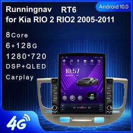 9.7 "nouveau Android pour Kia RIO 2 RIO2 2005-2011 Tesla Type voiture DVD Radio multimédia lecteur vidéo Navigation GPS RDS pas de Dvd CarPlay Android Auto