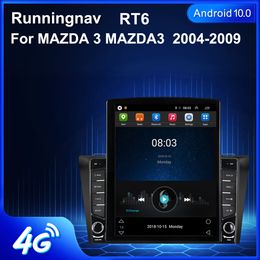 9.7 "nouveau Android pour Mazda 3 2004-2009 Tesla Type voiture DVD Radio multimédia lecteur vidéo Navigation GPS RDS pas de Dvd CarPlay Android Auto commande au volant
